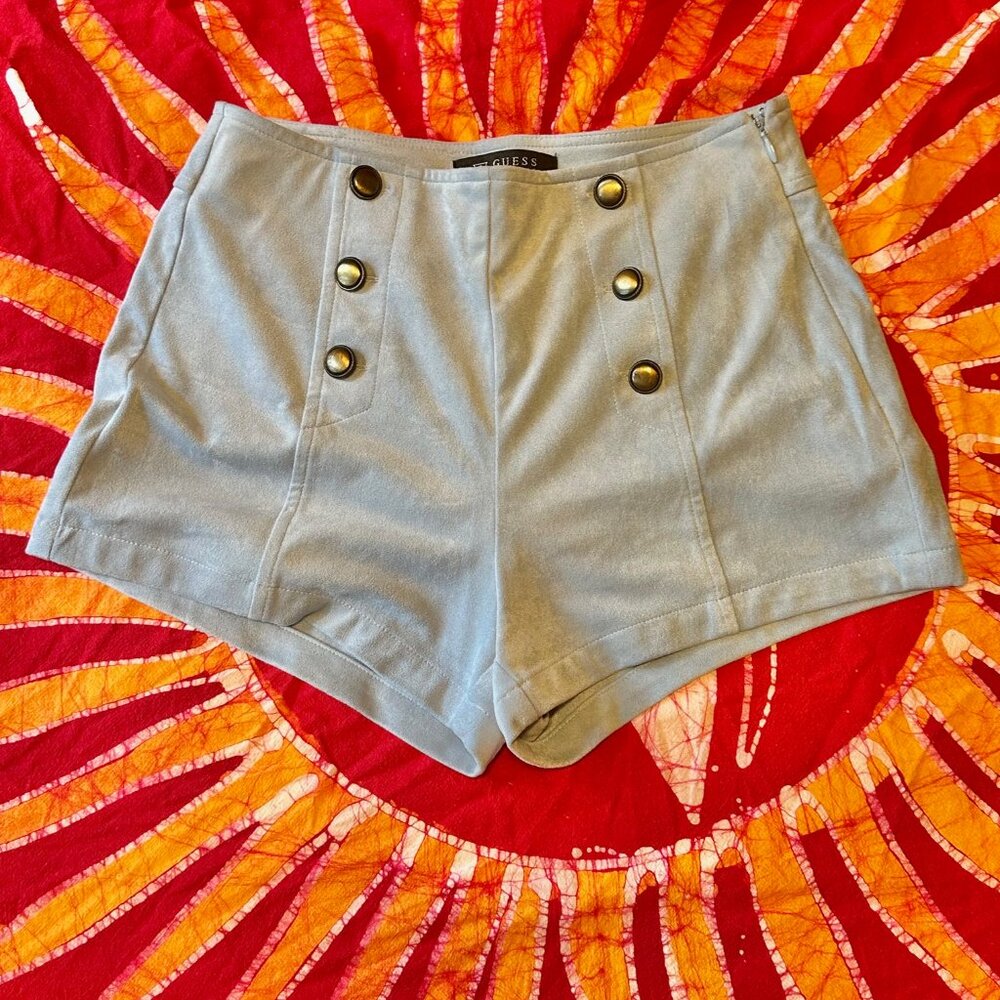 High Rise "velvet feel" shorts